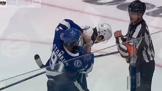 Thumbnail: AUSTIN MATTHEWS and STEVEN STAMKOS DROP THE GLOVES in Game 3