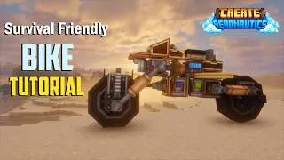 Thumbnail: Easy Survival Friendly Working Bike in Minecraft Create!