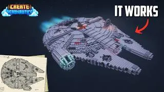 Thumbnail: Accurate Working Millennium Falcon with Create!