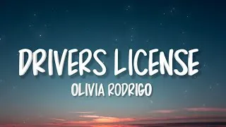 Thumbnail: Olivia Rodrigo – drivers license (Lyrics)