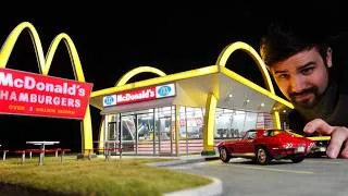 Thumbnail: The Hardest MINIATURE I've Ever Built - Golden Arch McDonald's Diorama (WORKING LIGHTS)