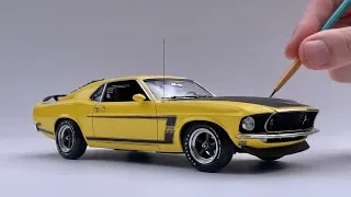 Thumbnail: FORD MUSTANG 1969 - 1/25 Scale REVELL Model Car FULL BUILD