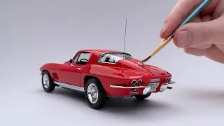 Thumbnail: CHEVROLET CORVETTE STINGRAY - 1/25 Scale Model Car FULL BUILD