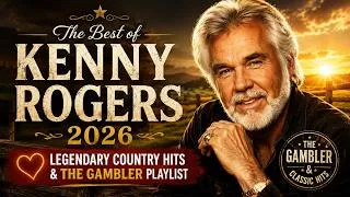 Thumbnail: The Best of Kenny Rogers 2026 ❤️ Legendary Country Hits & The Gambler Playlist