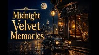 Thumbnail: Midnight Velvet Memories 🌙 | Relaxing Vintage Jazz Instrumental 1945 | Soft Piano & Sax for Sleep