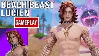 Thumbnail: New Beach Beast Lucien Skin Gameplay (Fortnite)