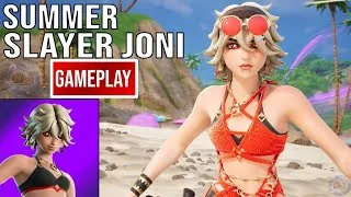 Thumbnail: New Summer Slayer Joni Skin Gameplay (Fortnite)