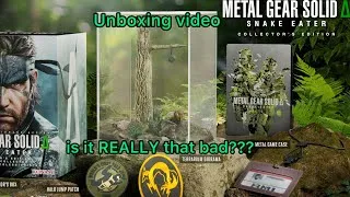 Thumbnail: is the Collector’s Edition really THAT BAD??? Metal Gear Solid DELTA Snake Eater  Unboxing 
