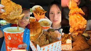 Thumbnail: MOST SATISFYING TikTok Mukbangs | Popeye's, Wingstop, Pizza Hut, Chipotle & More!