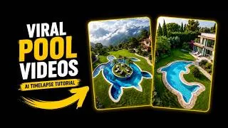 Thumbnail: How To Make Viral AI Pool Videos Using  Flow AI | Full Tutorial