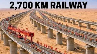 Thumbnail: China Built a Massive 2,700km Elevated Railway in the Mongolian Desert