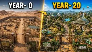 Thumbnail: I Built a ZOO on a Desert Flat Map for 20 Years... It Actually Worked!