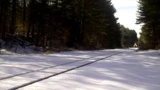 Thumbnail: Excited Train Guy finds the Snow Train in Kings, NY.