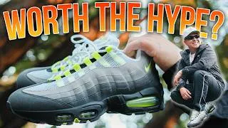 Thumbnail: Worth The Hype? - 2026 Nike Air Max 95 Neon Big Bubble Review & On Feet