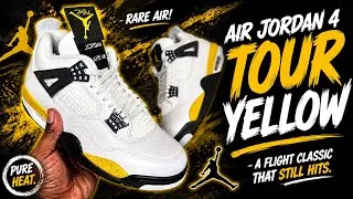 Thumbnail: 2026 AIR JORDAN 4 “TOUR YELLOW” IN-HAND REVIEW | A CLASSIC COLORWAY RETURNS! 😮‍💨🔥