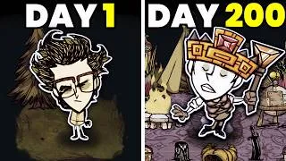 Thumbnail: I Survived 200 Days in DST SKYBLOCK!