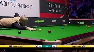 Thumbnail: Neil Robertson vs John Higgins (Frame 5) | Halo World Snooker Championship 2026 | Quarterfinals