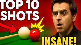Thumbnail: Top 10 INSANE Snooker Shots by Ronnie, Trump & Selby | You Won’t Believe #4 