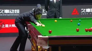 Thumbnail: Trailing, needing snookers, long pot off the cushion – Wu Yize fights back!
