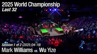 Thumbnail: 2025 World Snooker Championship Last 32: Mark Williams vs. Wu Yize (Full Match 1/2)