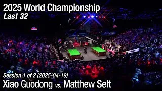 Thumbnail: 2025 World Snooker Championship Last 32: Xiao Guodong vs. Matthew Selt (Full Match 1/2)