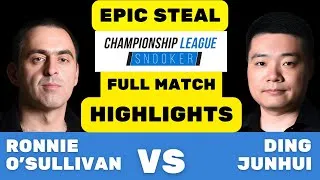Thumbnail: Ronnie O'Sullivan vs Ding Junhui | Championship League | Full Match Highlights