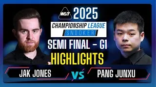 Thumbnail: Jak Jones vs Pang Junxu | Semi Final Group 1 Championship League Snooker 2025   Match Highlights