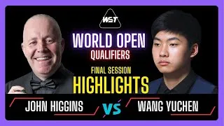 Thumbnail: John Higgins vs Wang Yuchen I Final Half Highlight I World Open 2025 Qualifier #snooker #snooker2024