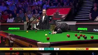 Thumbnail: Replay: Ding Junhui vs. Zhao Xintong – 2026 Snooker World Championship, Match 3#dingjunhui #snooker