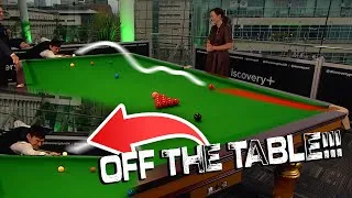 Thumbnail: Jimmy White CRAZY Long Red Potted from OFF the Table! 🎱🔥