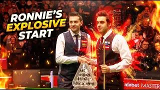 Thumbnail: Ronnie O'Sullivan Explodes into the Masters Final with a Stunning Start!