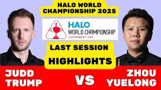 Thumbnail: Judd Trump vs Zhou Yuelong 2025 Snooker World Championship #snooker2025 #snooker