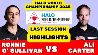 Thumbnail: Ronnie O'Sullivan vs Ali Carter 2025 Snooker World Championship  #snooker2025 #snooker