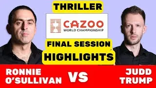 Thumbnail: Ronnie O'Sullivan vs Judd Trump | Last Thrilling Session | World Championship 2022 | #snooker2025