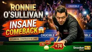Thumbnail: Ronnie O'Sullivan's UNSTOPPABLE Comeback Against Trump 🔥