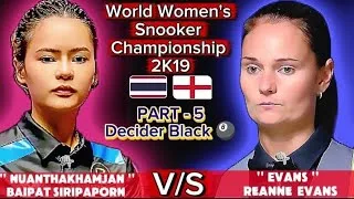 Thumbnail: Baipat Siripaporn🇹🇭 Vs Reanne Evans🇬🇧 |World Women's Championship Snooker 2019|Snooker Match Part5 |