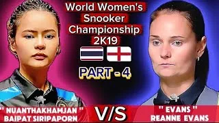 Thumbnail: Baipat Siripaporn🇹🇭 Vs Reanne Evans🇬🇧 |World Women's Championship Snooker 2019|Snooker Match Part4 |