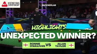 Thumbnail: Can You Guess The Winner? Ronnie O’Sullivan vs Allan Taylor | International Championship 2025