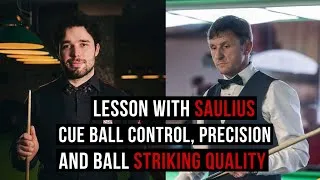 Thumbnail: Snooker lesson - Cue ball control, precision, ball striking quality