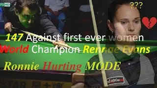 Thumbnail: How RoKit Hurt The Girls | Ronnie O'Sullivan 147 Vs Rennae Evans - recent 147 #youtube #heartbroken