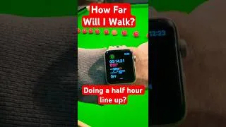 Thumbnail: How far Will You Walk doing a half hour line up? #snooker #health #lineup #fitness #shorts