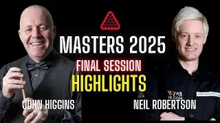 Thumbnail: John Higgins vs Neil Robertson | Final Session Highlights | Masters 2025  #snooker #masters