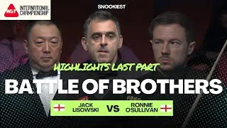 Thumbnail: Friends or Foes? Ronnie O’Sullivan vs Jack Lisowski | International Championship 2025 | Last Part