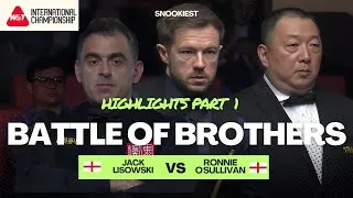 Thumbnail: Friends or Foes? Ronnie O’Sullivan vs Jack Lisowski | International Championship 2025 | Part 1