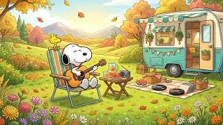 Thumbnail: Picnic Under Maple Trees with Snoopy 🍁🎸 Smooth Jazz for Golden Leaves & Lazy Afternoons