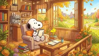 Thumbnail: Coffee, Notes & Jazz with Snoopy ☕📝 Cozy Tunes for Long Study Sessions & Clear Minds
