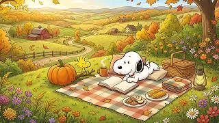Thumbnail: Picnic Under Golden Leaves with Snoopy 🌻🧺 Smooth Jazz for Crisp Breezes & Happy Moments