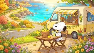 Thumbnail: Little Picnic Adventure with Snoopy 🧺🍎 Cheerful Jazz for Orchard Walks & Golden Sunshine