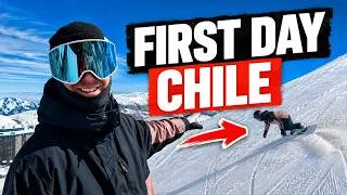 Thumbnail: My First Day Snowboarding in Chile 🇨🇱