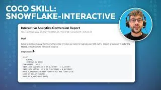 Thumbnail: How to get started with Snowflake Interactive Analytics using CoCo